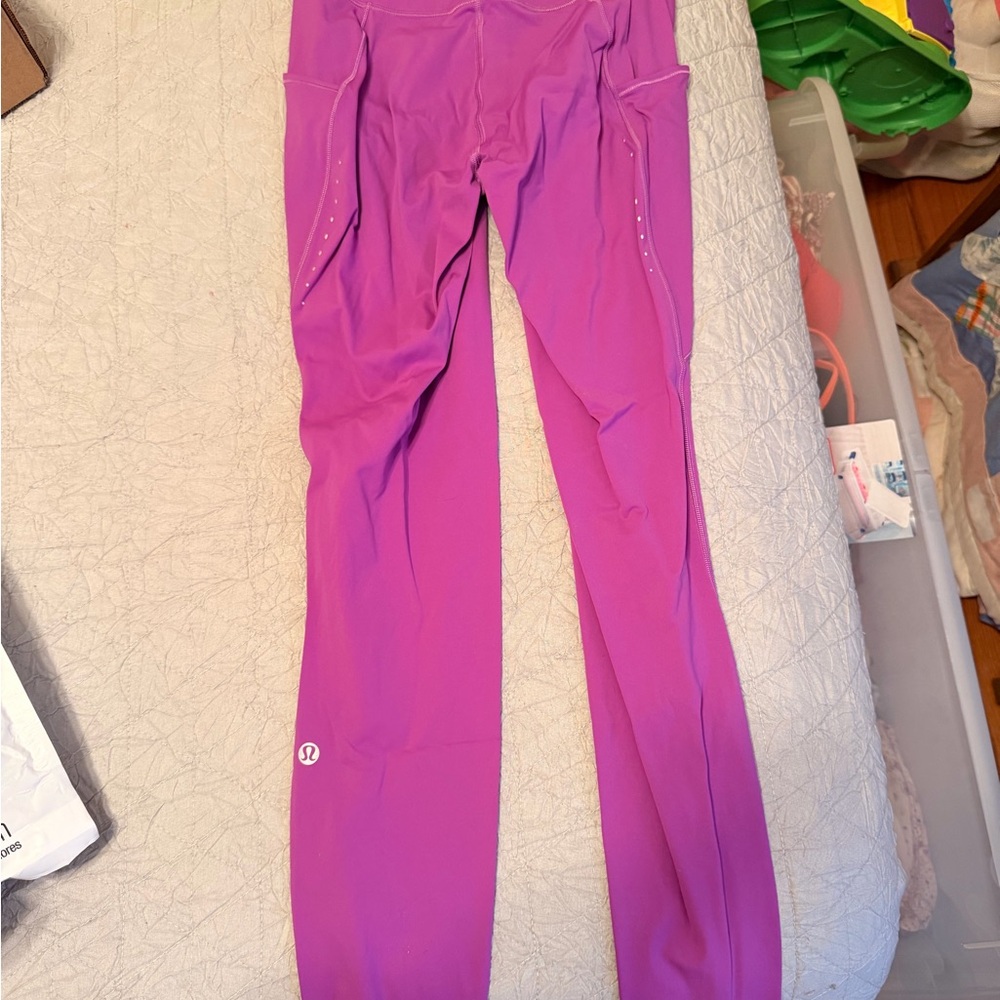 Purple Athletic Leggings